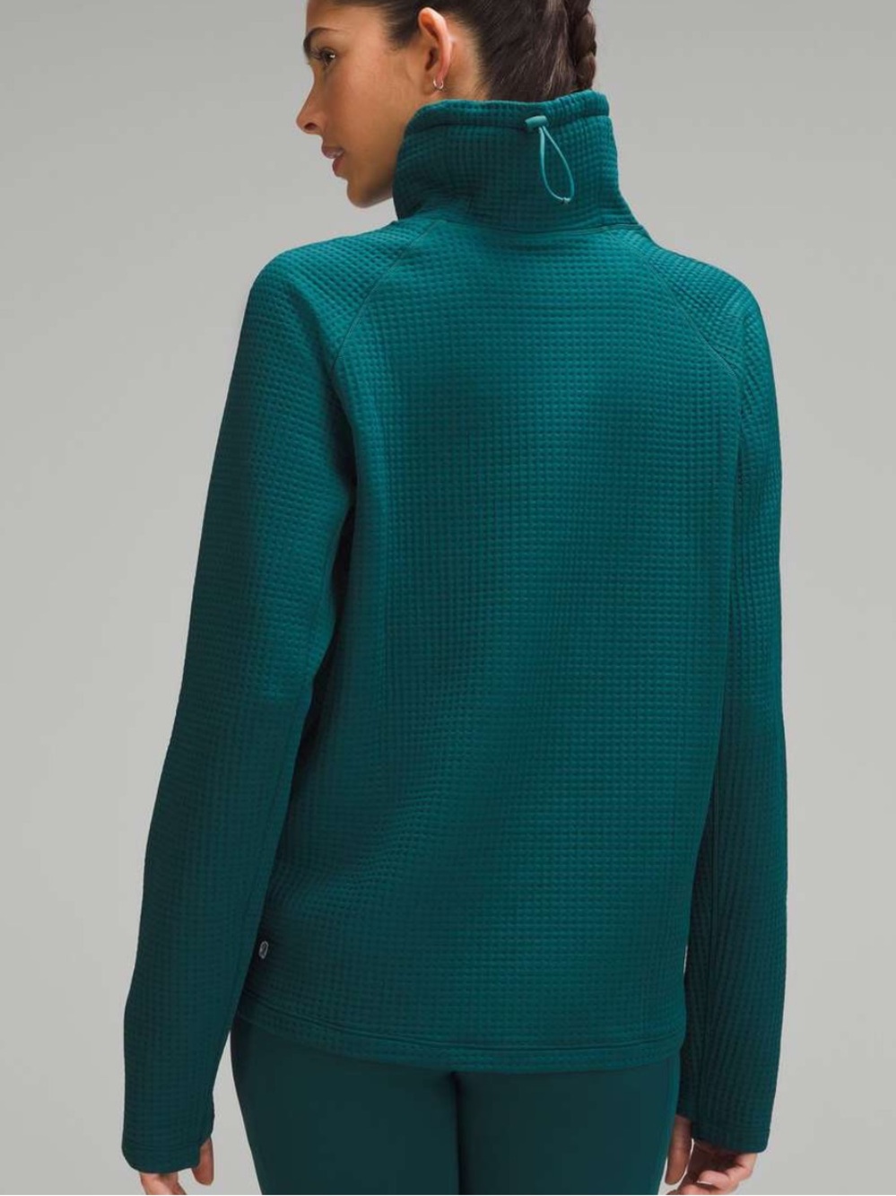 lululemon athletica funnel neck 4 waffle